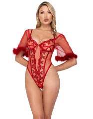 Rouge Row Teddy with Sleeves - LI641