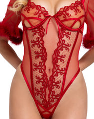 Rouge Row Teddy with Sleeves - LI641