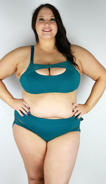 Rarr Maddox Low Waist Garter Short - Emerald