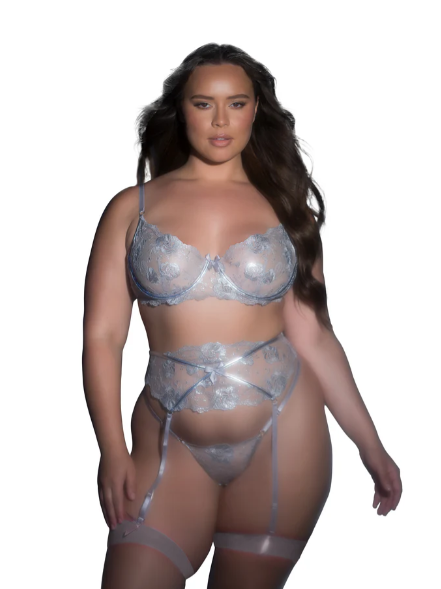 Garden Of Eden 3-Piece Garter Set - LI831