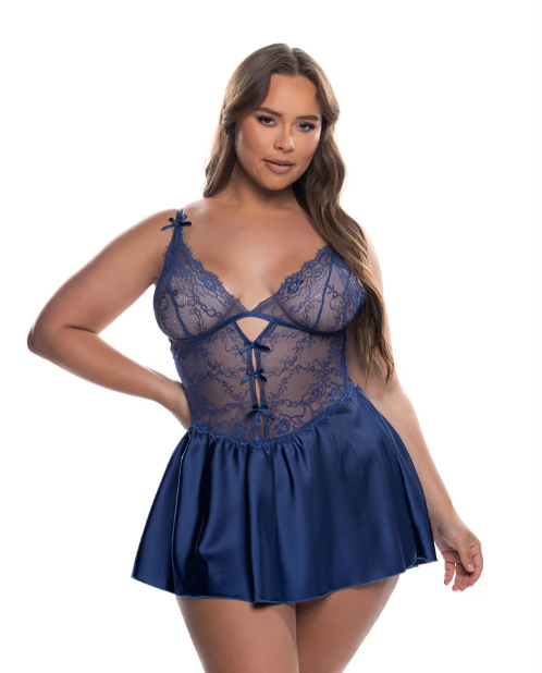 Paradise Dream Babydoll 2-Piece Set - LI838 Green