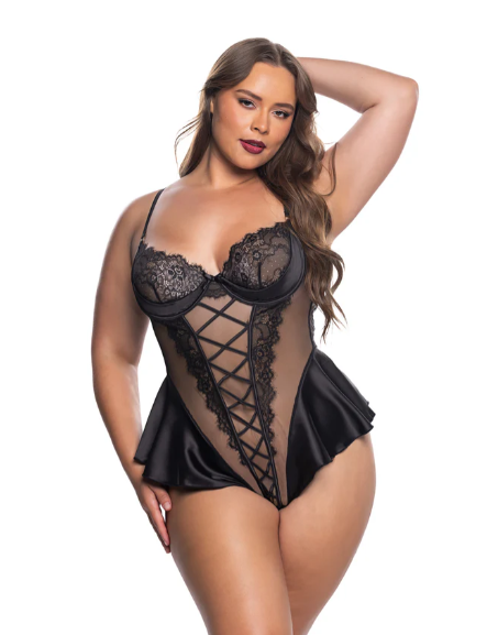 Cheri Amore Teddy - LI840 Black
