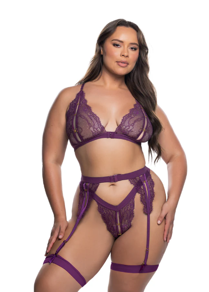 Lace Fetish 2-Piece Garter Set - LI863