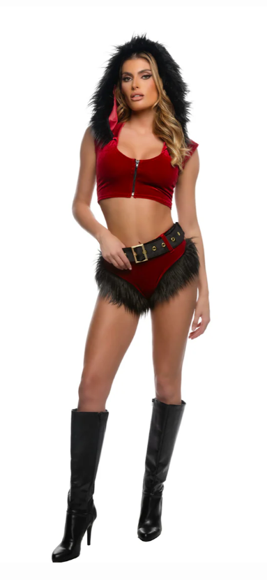 3PC Holiday Vixen - 6623 Red/Black
