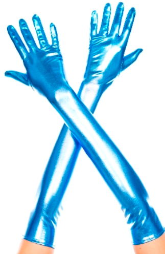 Music Legs Metallic Opera Length Gloves ML457