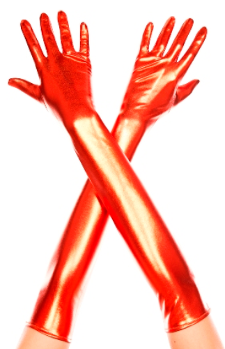 Music Legs Metallic Opera Length Gloves ML457