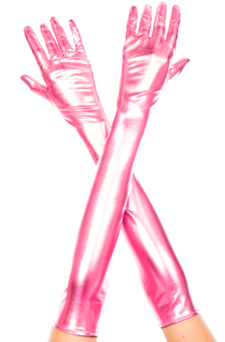 Music Legs Metallic Opera Length Gloves ML457