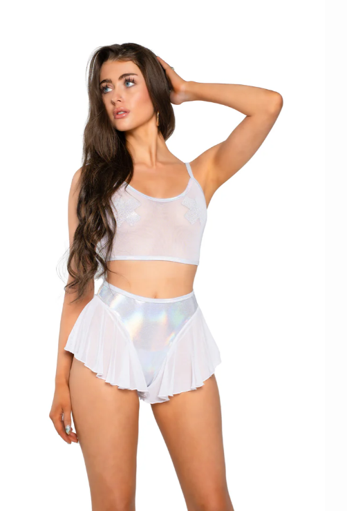 Mesh Tanks Top - JR168 Blue