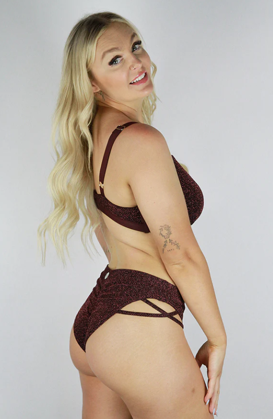 Rarr Glitteratti Booty Short - Pink