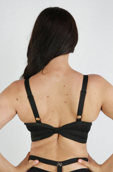Rarr Luxe Strappy Bralette - Black