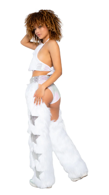 Light-Up Faux Fur/Glitter Vinyl - JR229