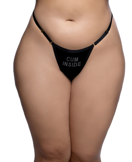 Cum Bling Thong - LI886 Black