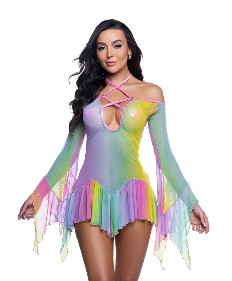 Flow Dress - JR261  Pastel