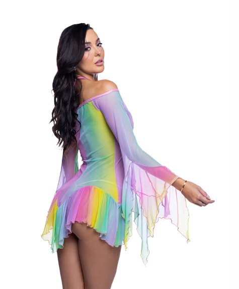 Flow Dress - JR261  Pastel