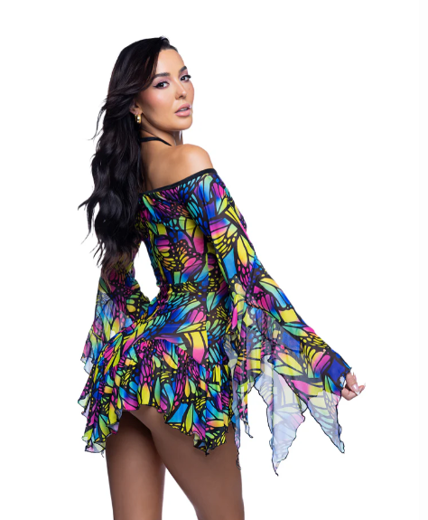 Flow Dress - JR261  Pastel