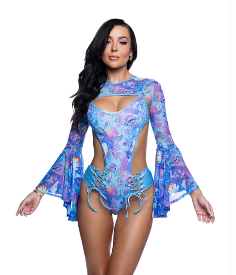Bell-Sleeve Shrug - JR284 Mushroom