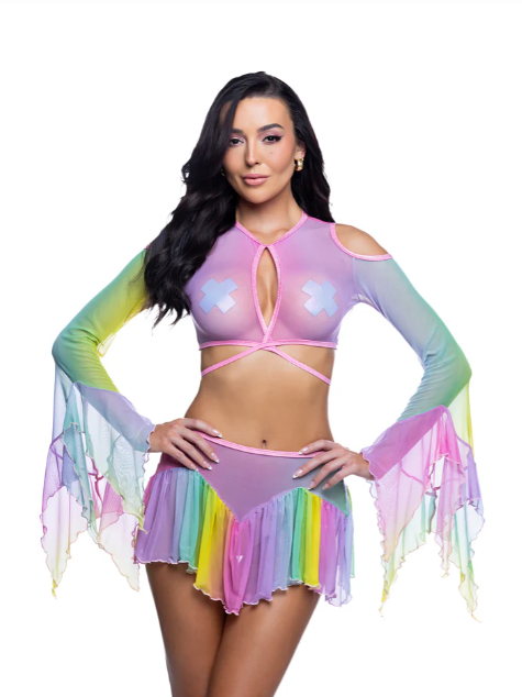 Flow Top & Skirt Set - JR260