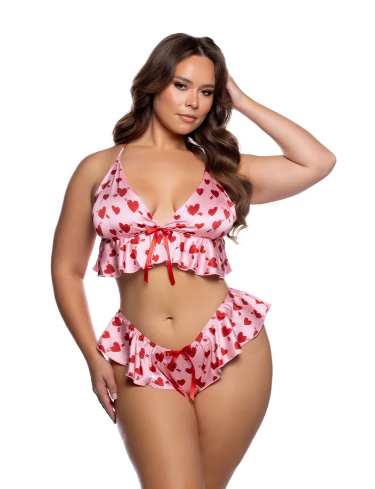 Cupid Heart 2pc Short Set - LI1133