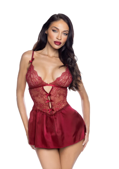 Paradise Dream Baby doll 2pc Set - LI838 Navy