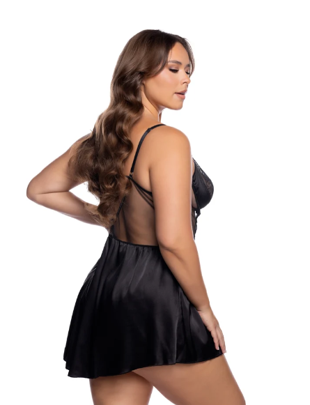 Haute Night Babydoll - LI1105 Wine