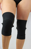 Rarr Long Spandex Vinyl/Mesh Dance Knee Pads - Nude