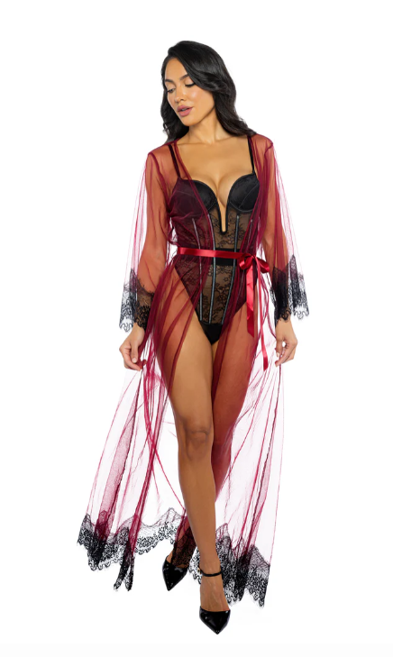 Daydream Maxi Robe - Black LI766