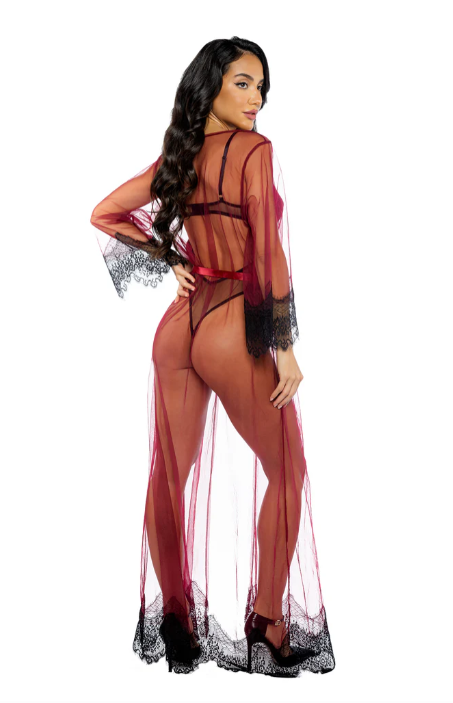 Daydream Maxi Robe - Black LI766