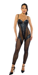 Lust & Leather Catsuit- Ll704