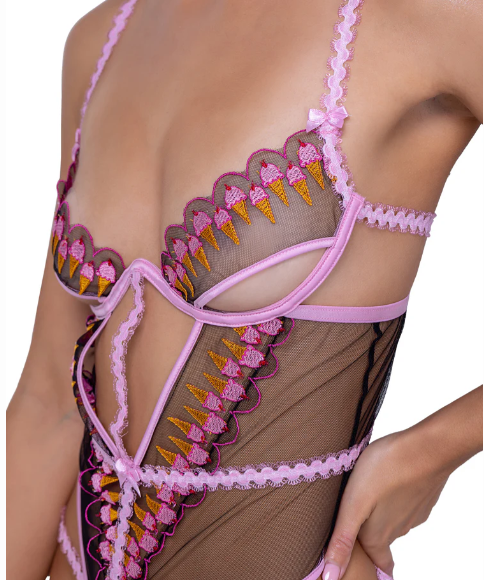 Strawberry Sherbet Teddy- LI600