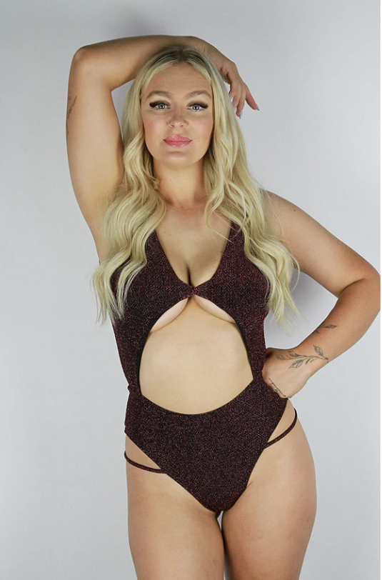 Rarr Glitterati Bodysuit - Pink