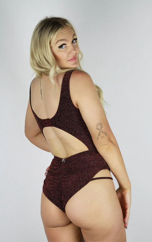 Rarr Glitterati Bodysuit - Pink