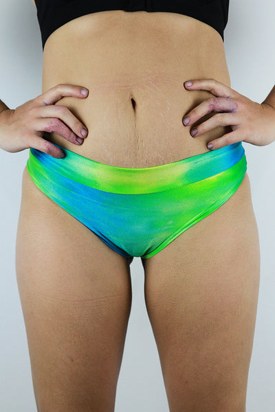 Rarr Brazil Scrunchie Bum Shorts - Tye Dye