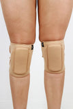 Rarr Velcro Grip Knee Pads Gel Dot - Nude