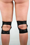 Rarr Zebra Gel Grip Knee Pads - Black