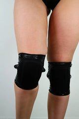 Rarr Zebra Gel Grip Knee Pads - Black