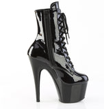 ADORE-1020BLG  Black Patent-Blue Glitter/Black