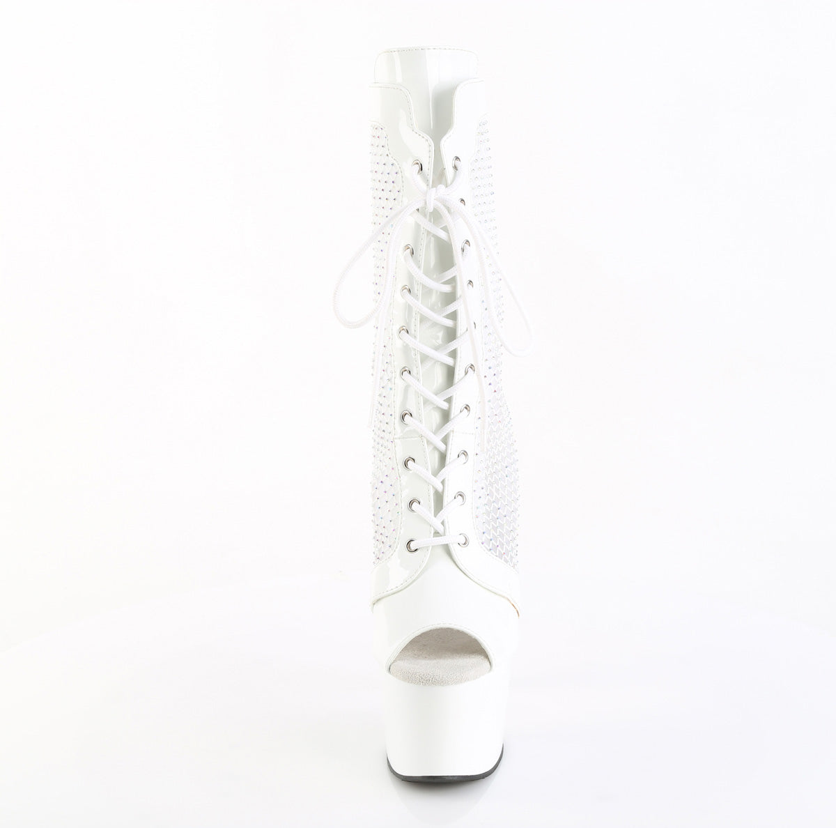 ADORE-1048RSNT  White Patent-Mesh-RS/White