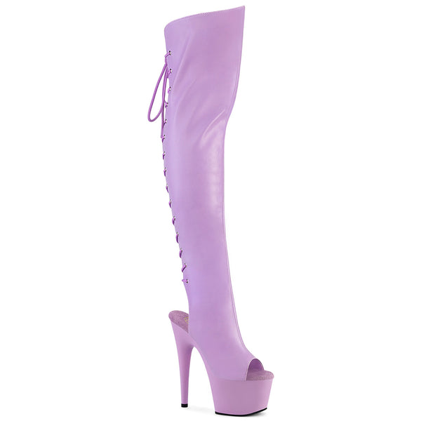 ADORE-3019  Lavender Faux Leather/Lavender Matte