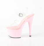 ADORE-708  Clear/Baby Pink