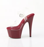 ADORE-708  Clear/Burgundy