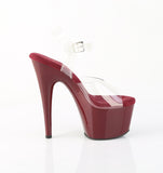 ADORE-708  Clear/Burgundy