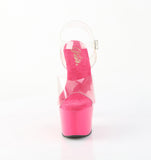 ADORE-708  Clear/Hot Pink