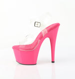 ADORE-708  Clear/Hot Pink