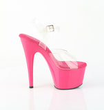 ADORE-708  Clear/Hot Pink