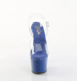 ADORE-708  Clear/Royal Blue