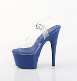 ADORE-708  Clear/Royal Blue