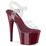 ADORE-708  Clear/Burgundy