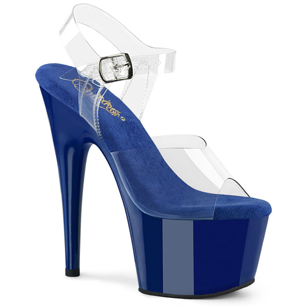 ADORE-708  Clear/Royal Blue