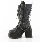 ASSAULT-117  Black Vegan Leather