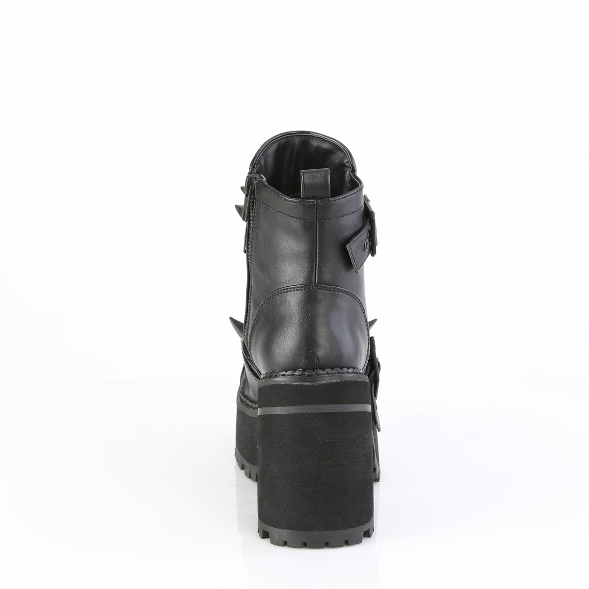 ASSAULT-72  Black Vegan Leather